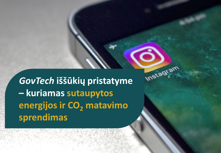 GovTech iššūkių pristatyme – kuriamas sutaupytos energijos ir CO2 matavimo sprendimas