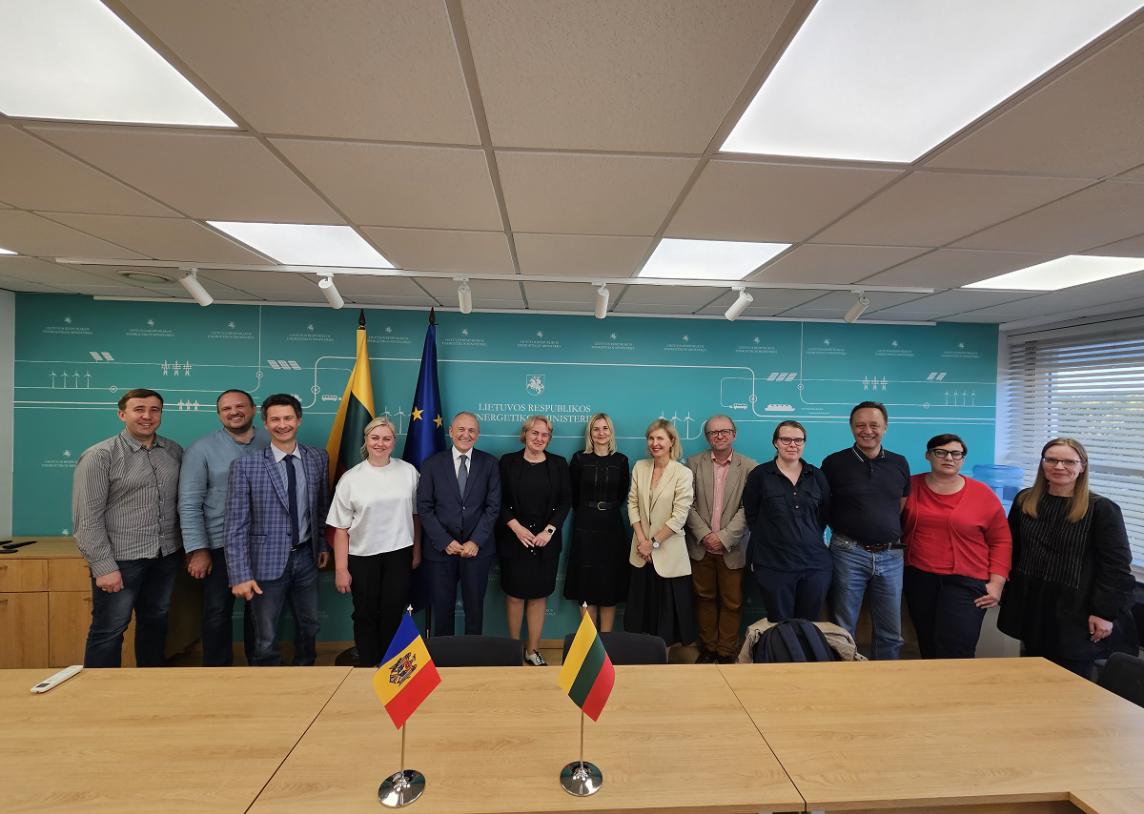 Lietuvos energetikos agentūra pasidalino ekspertine patirtimi su Moldovos institucijų atstovais