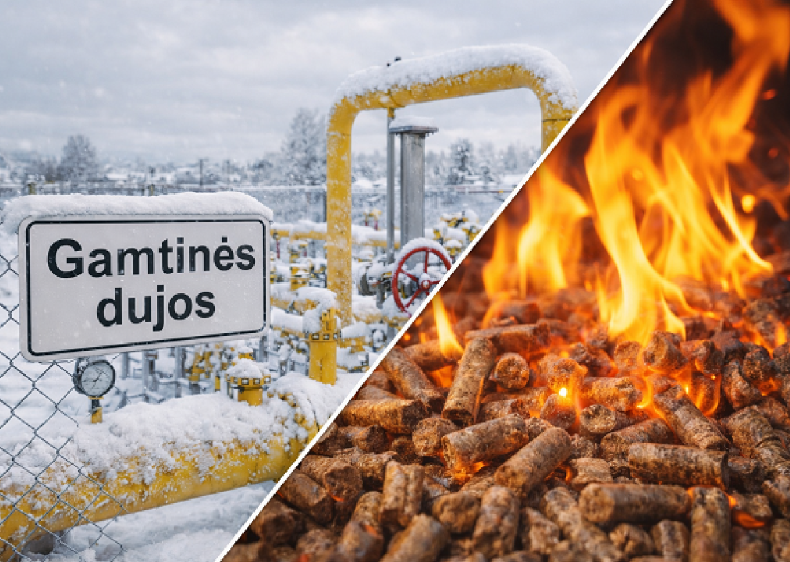 Gamtinės dujos ir biokuras brango, vyraujant šalčiams, o kitos kainos išliko stabilios