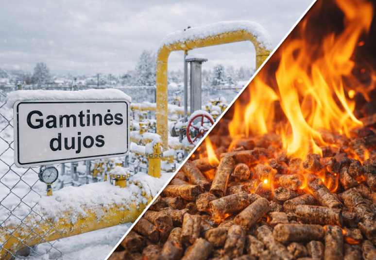 Gamtinės dujos ir biokuras brango, vyraujant šalčiams, o kitos kainos išliko stabilios