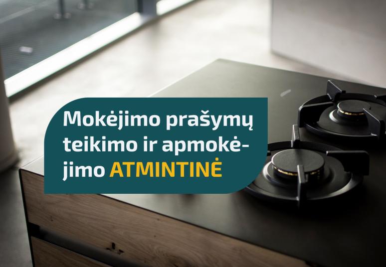 SND balionų projekto mokėjimo prašymų teikimo ir apmokėjimo atmintinė