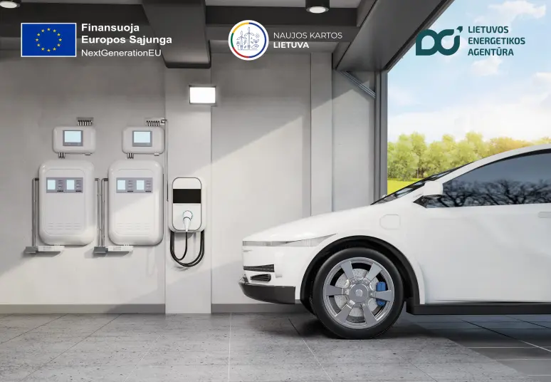 Aktyviausiai elektromobilių privačias įkrovimo prieigas įsirengiantiems gyventojams – dar 21,4 mln. eurų paramos
