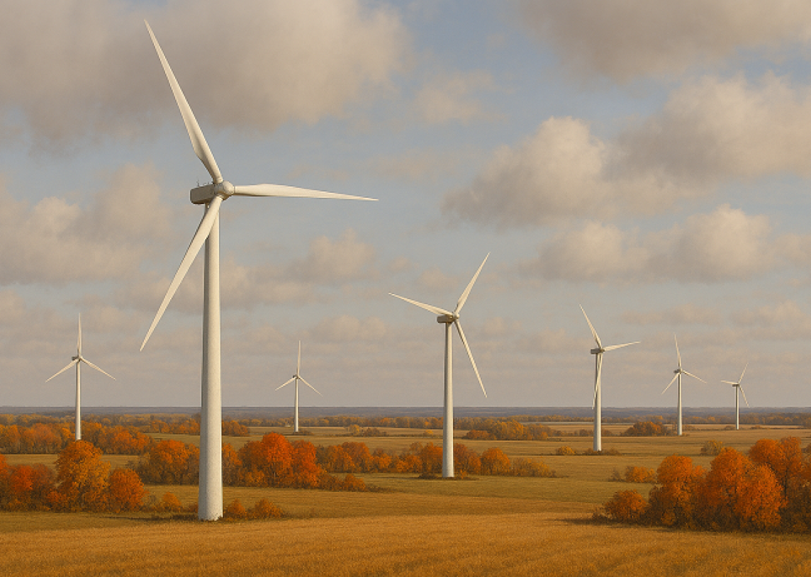 Išaugus vėjo elektrinių gamybai, atpigo elektra, mažėjo naftos ir biokuro kainos