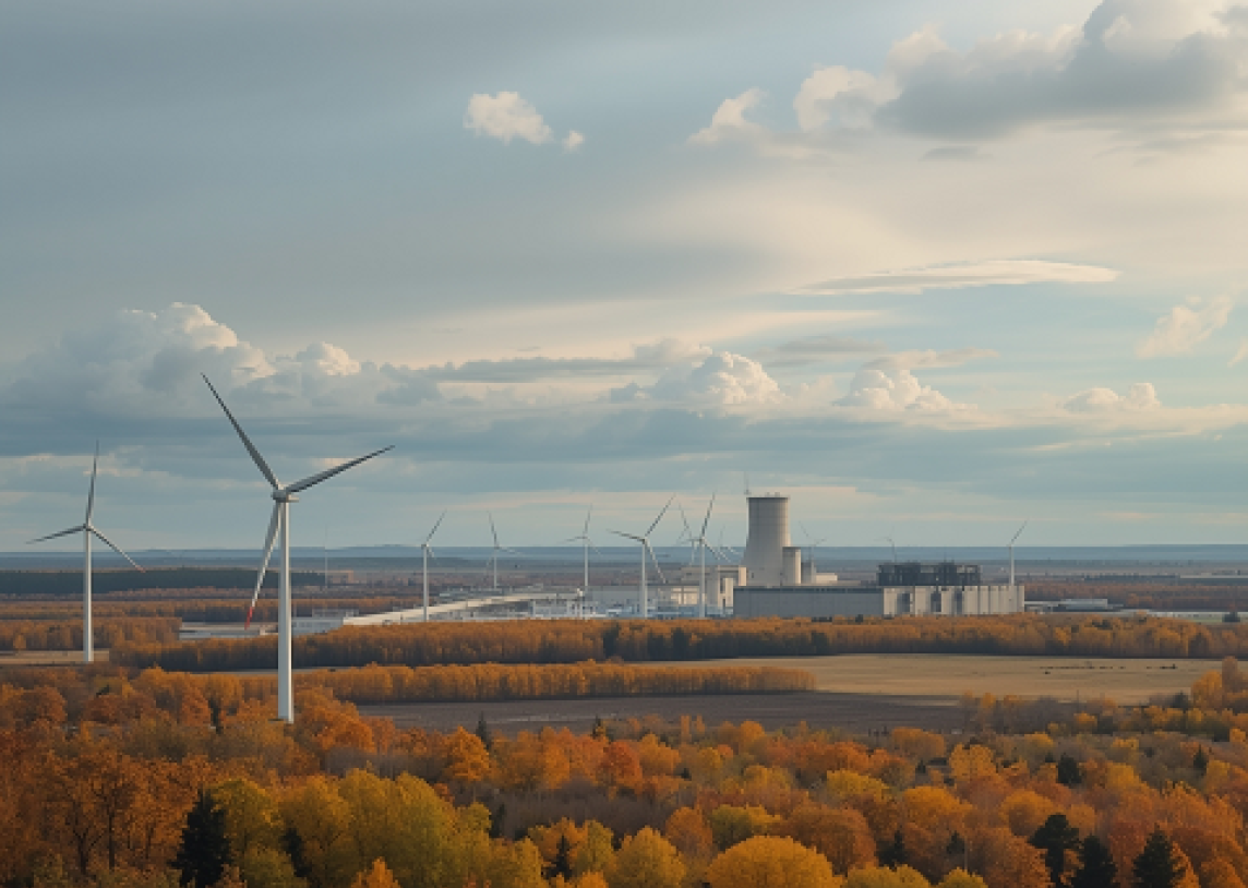 Vėjo ir šiluminės elektrinės, padidinusios gamybą, spalį patiekė daugiausiai vartojimui reikalingos elektros