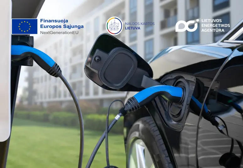 Valstybės parama elektromobilių privačioms įkrovimo prieigoms įsirengti užtikrins daugiabučių gyventojams infrastruktūros prieinamumą