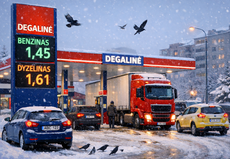 Degalų kainos ES šalyse kilstelėjo, dyzelino ir benzino kainos Lietuvoje – panašios kaip prieš metus