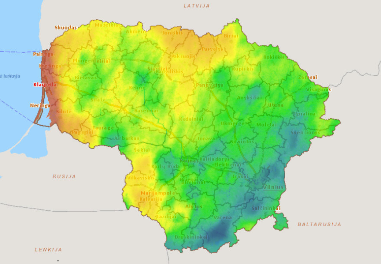 Didėjant investicijoms į saulės jėgaines, REGIA žemėlapis padės išsiaiškinti saulės energijos potencialą, tenkantį kiekvieno pastato stogui