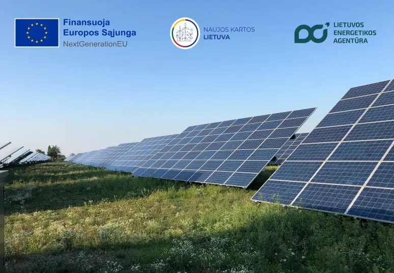 Valstybės finansavimas jau skirtas daugiau nei 1100 saulės elektrinių projektų