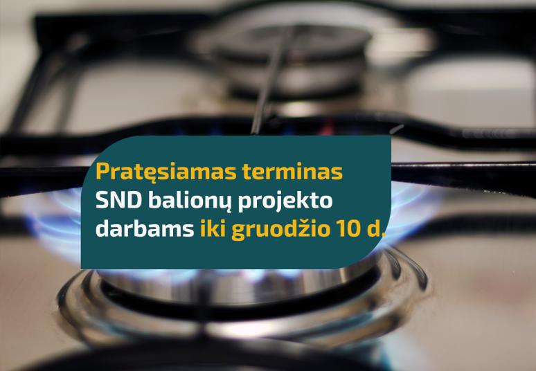 Iki gruodžio 10 d. pratęsiamas terminas dujų balionų daugiabučiuose keitimo alternatyviais energijos šaltiniais darbams atlikti.