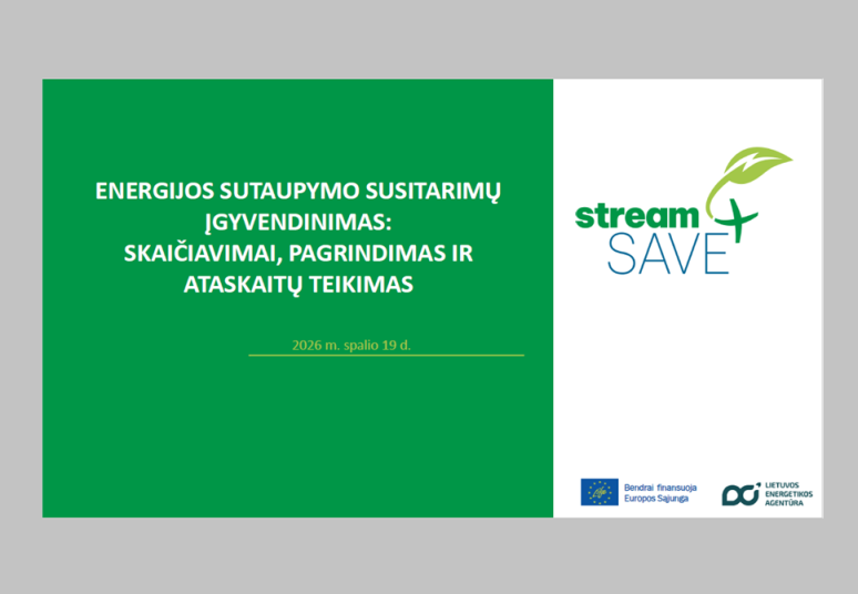 Energijos sutaupymo susitarimų įgyvendinimas: nuo įsipareigojimų prie rezultatų 