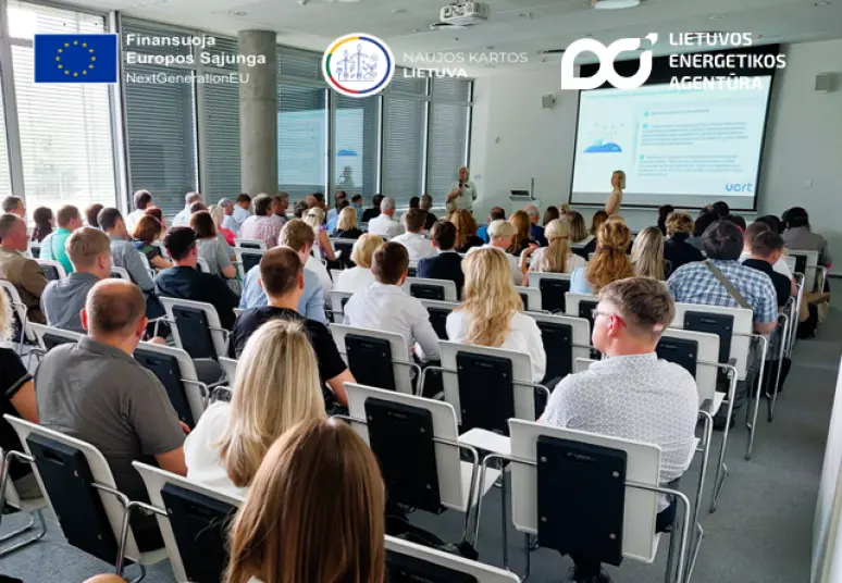 Vietos savivaldos atstovai domėjosi atsinaujinančių išteklių energijos ir piliečių energetikos bendrijų steigimo bei joms teikiamos paramos klausimais
