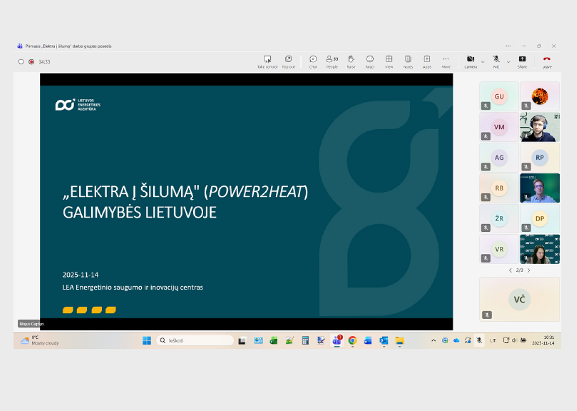 Siekiama spartinti Lietuvos šilumos energetikos sektoriaus transformaciją