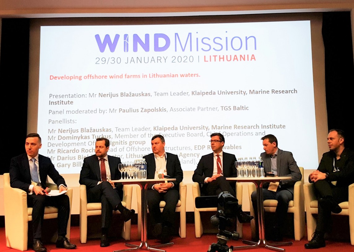 Agentūros darbuotojai dalyvavo „WindMission Lithuania 2020“ konferencijoje