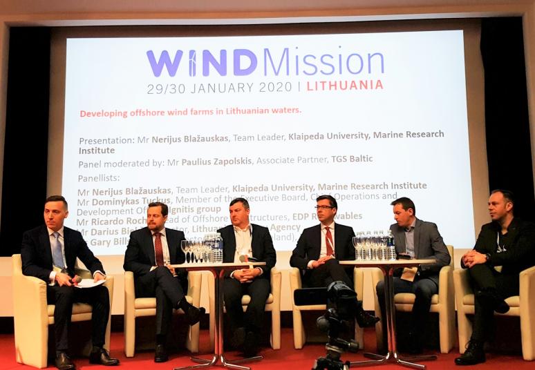 Agentūros darbuotojai dalyvavo „WindMission Lithuania 2020“ konferencijoje