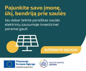 Kvietimai įsirengti įmonėms, ūkininkams, atsinaujinančių išteklių energijos bendrijoms ir piliečių energetikos bendrijoms saulės elektrinėms sausumoje